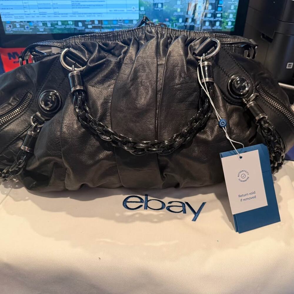Gucci Hysteria Black Leather Handbag